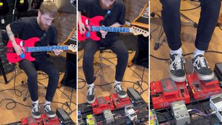 Sean Long using two Whammy pedals