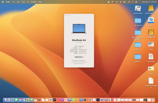 macOS Ventura desktop