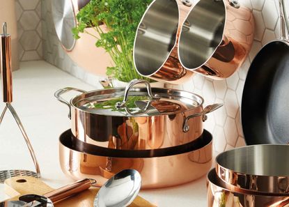Aldi copper kitchenware range