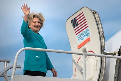 Hillary Clinton in the final stretch of 2016