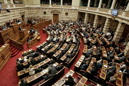 Greek parliament