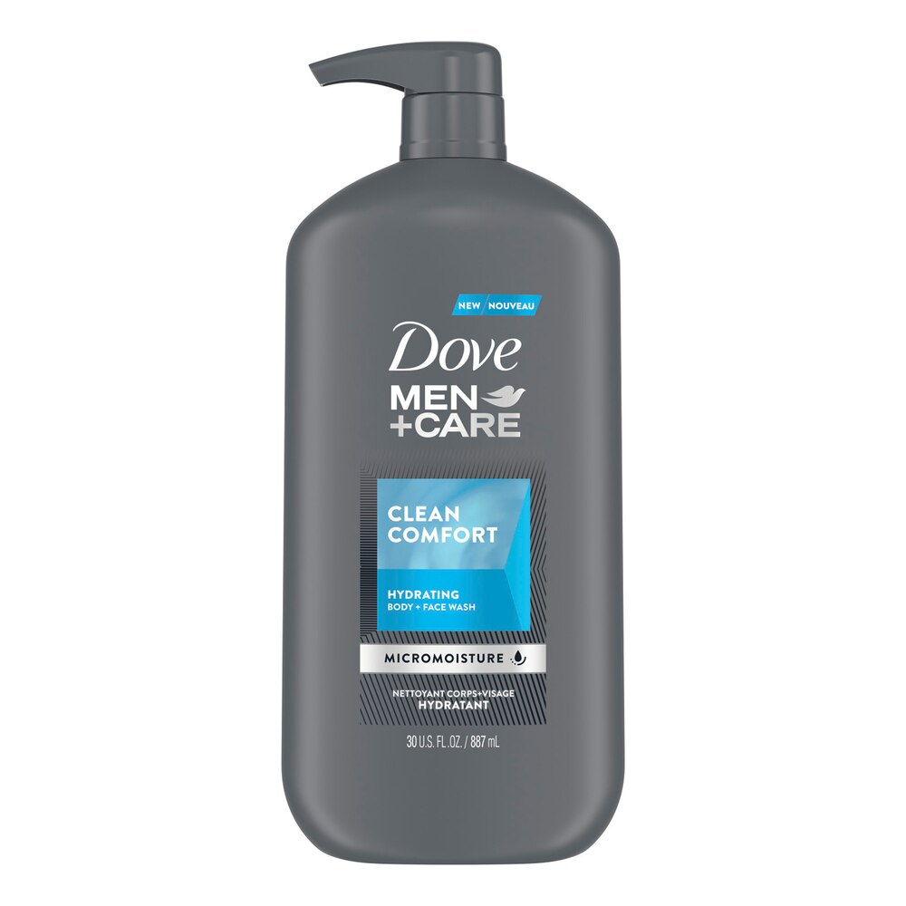 Dove, Men+Care Clean Comfort Body and Face Wash