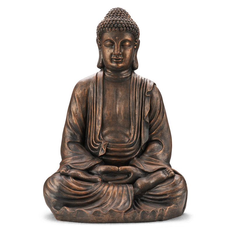 Astoria Grand 29.5"h Oversized Mgo Meditating Buddha Statue &amp;amp; Reviews | Wayfair