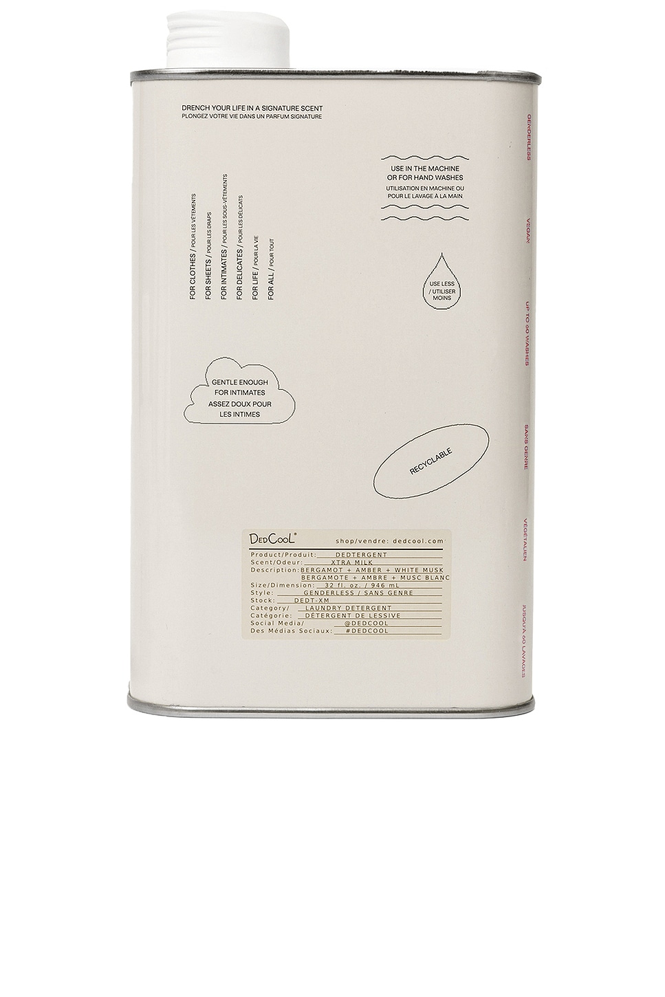 Dedtergent Xtra Milk