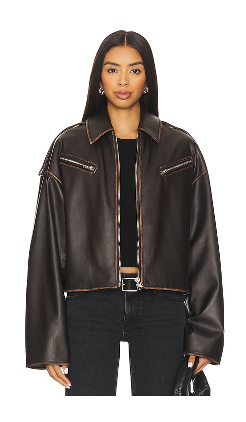 Esther Faux Leather Jacket
