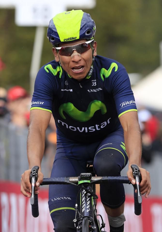 Nairo Quintana (Movistar) moved into the driving seat