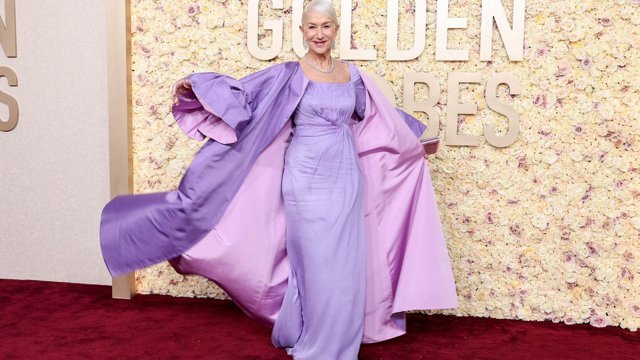 helen mirren at the golden globes