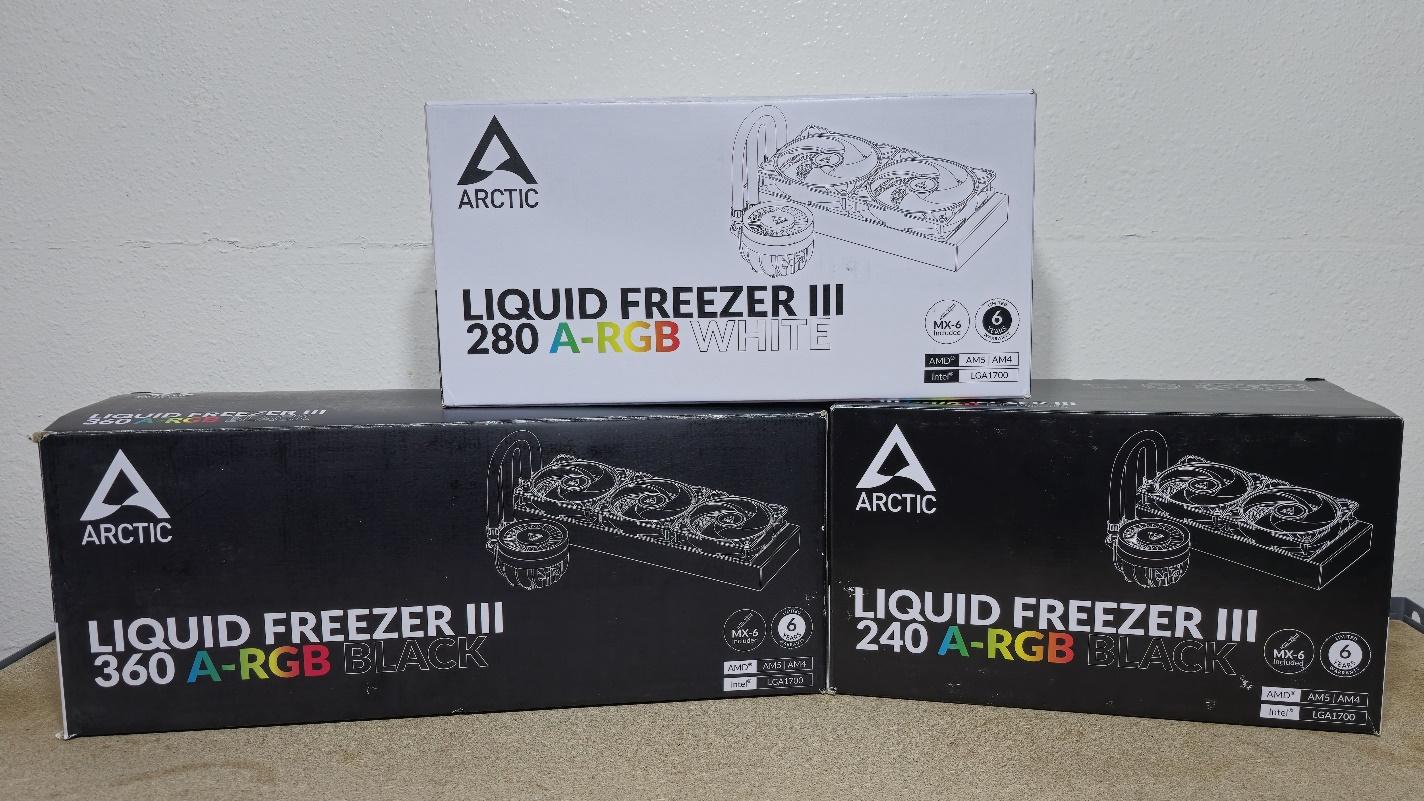 Arctic Liquid Freezer III 240 & 280 & 360