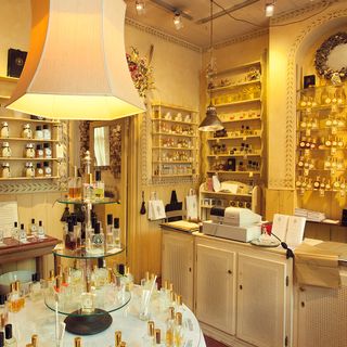 Angela Flanders Perfumery's interiors are as stuck in time as its timeless fragrances.