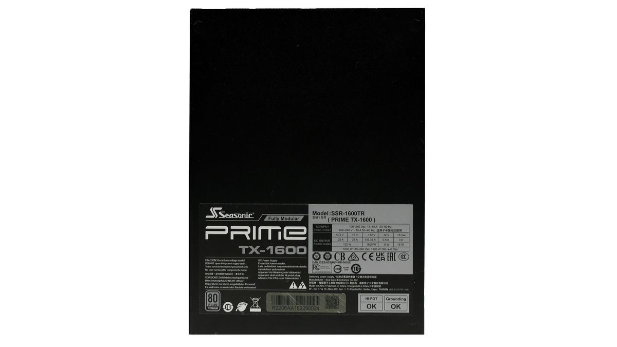 Seasonic Prime TX-1600