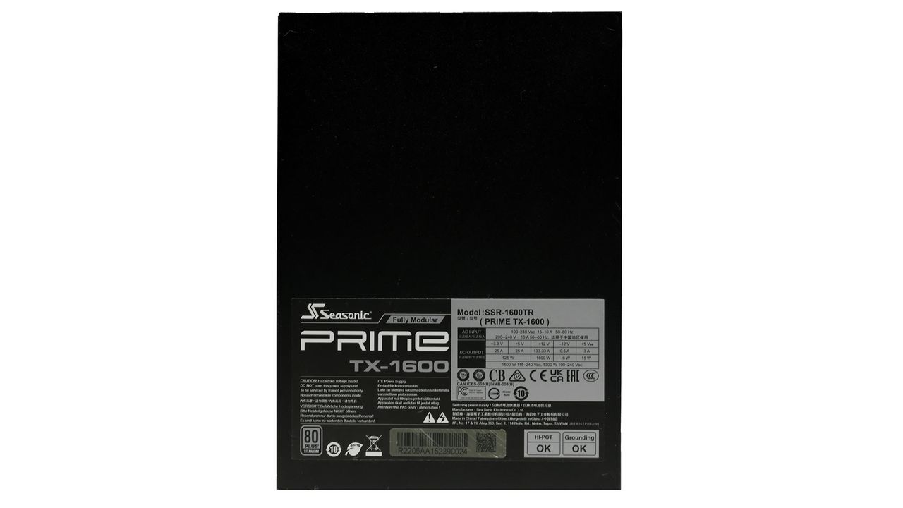 Seasonic Prime TX-1600
