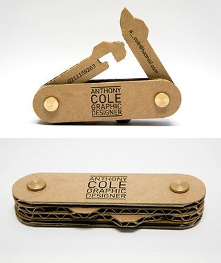 swiss army knife business card