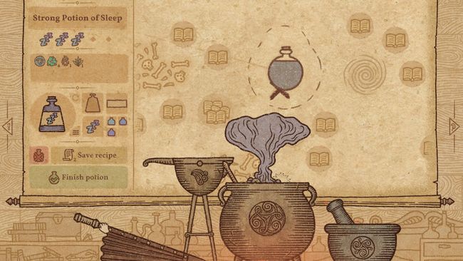 Potion Craft map and recipes list | PC Gamer