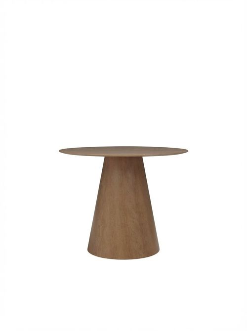 Finnley 4 Seat Round Oak Wooden Dining Table