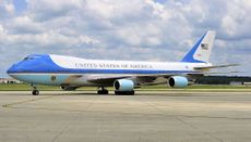 Air Force One at Andrews Air Force Base in Maryland on May 22, 2010.