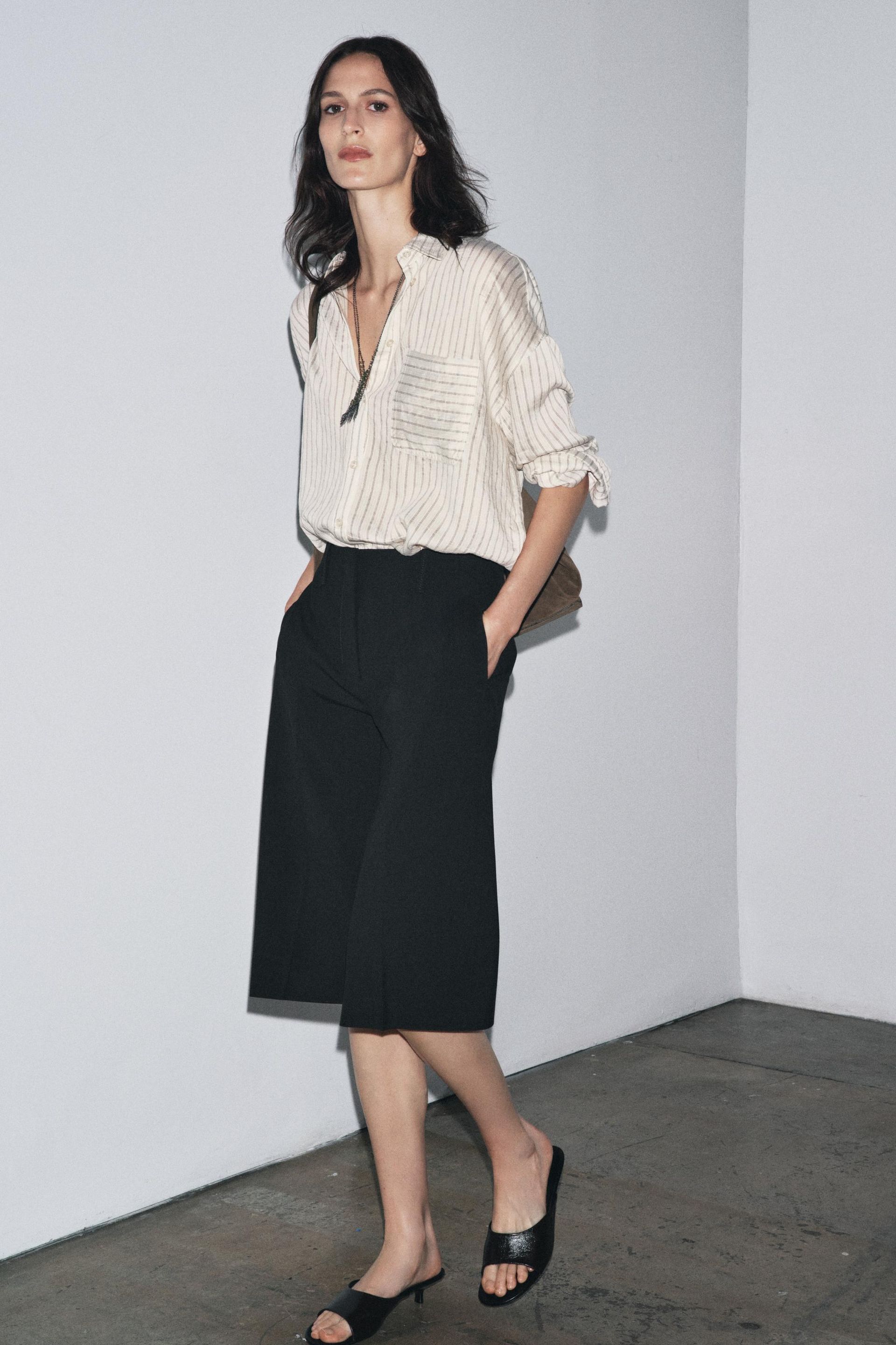 Zw Collection Long Bermuda Shorts