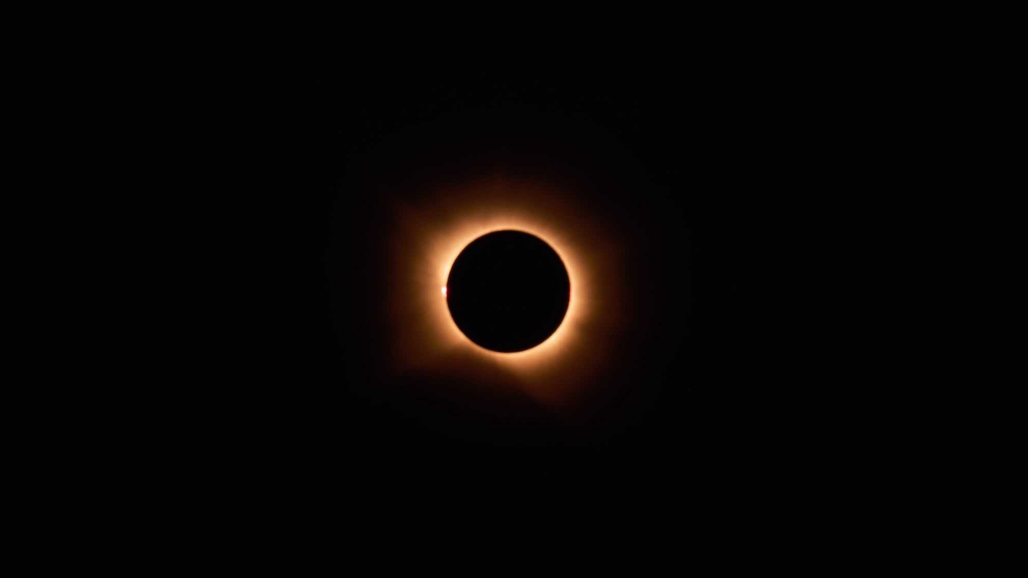a ring of fire on a black background