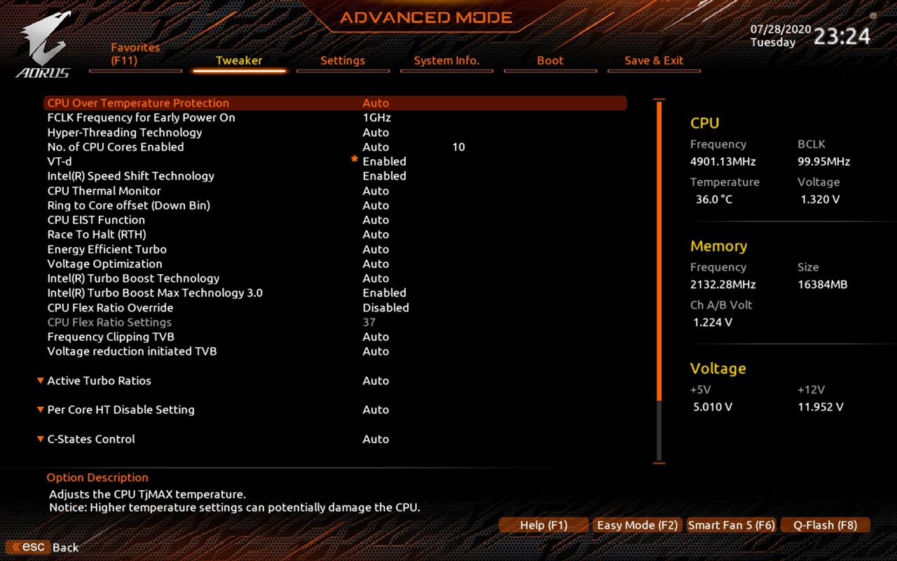 Gigabyte Z490I Aorus Ultra