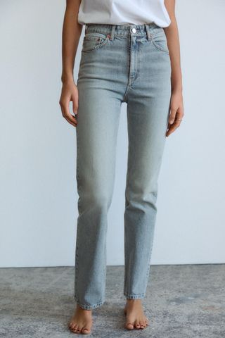 Trf Straight Leg Jeans With a High Waist