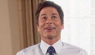 Rob Lowe as the healthiest man alive, Chris Traeger on Parks And Recreation