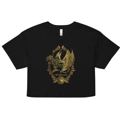 Fire Made Flesh Women's Crop Top
