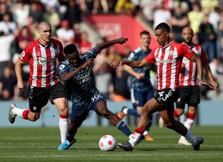 Eddie Nketiah in action