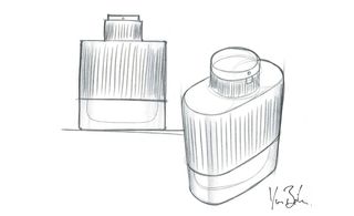 Perfume bottle sketch