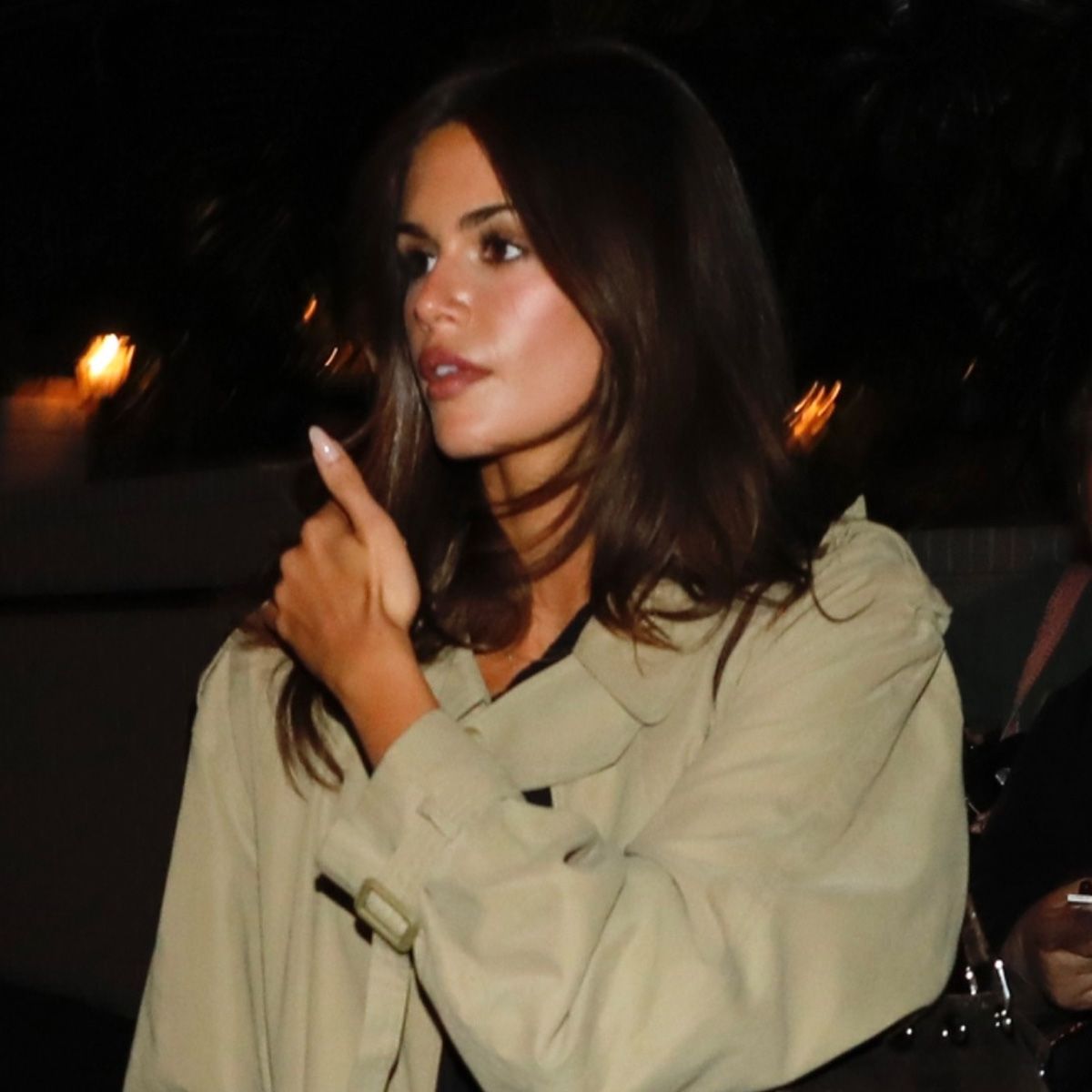 Kaia Gerber steps out for a star studded event at the iconic Chateau Marmont in Los Angeles.