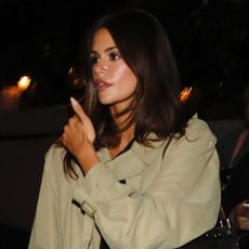 Kaia Gerber steps out for a star studded event at the iconic Chateau Marmont in Los Angeles.