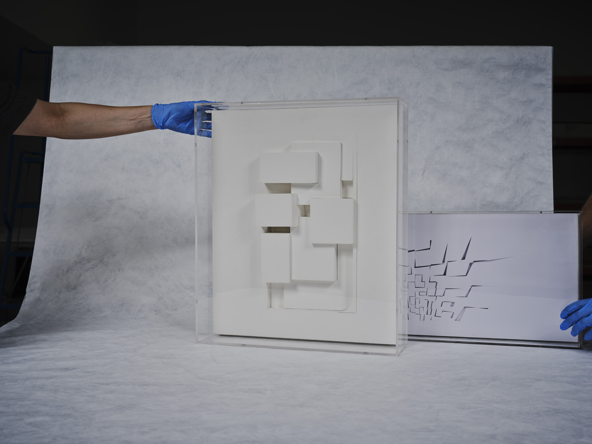 objects at the Zaha Hadid Foundation and archive in London, shot as still life