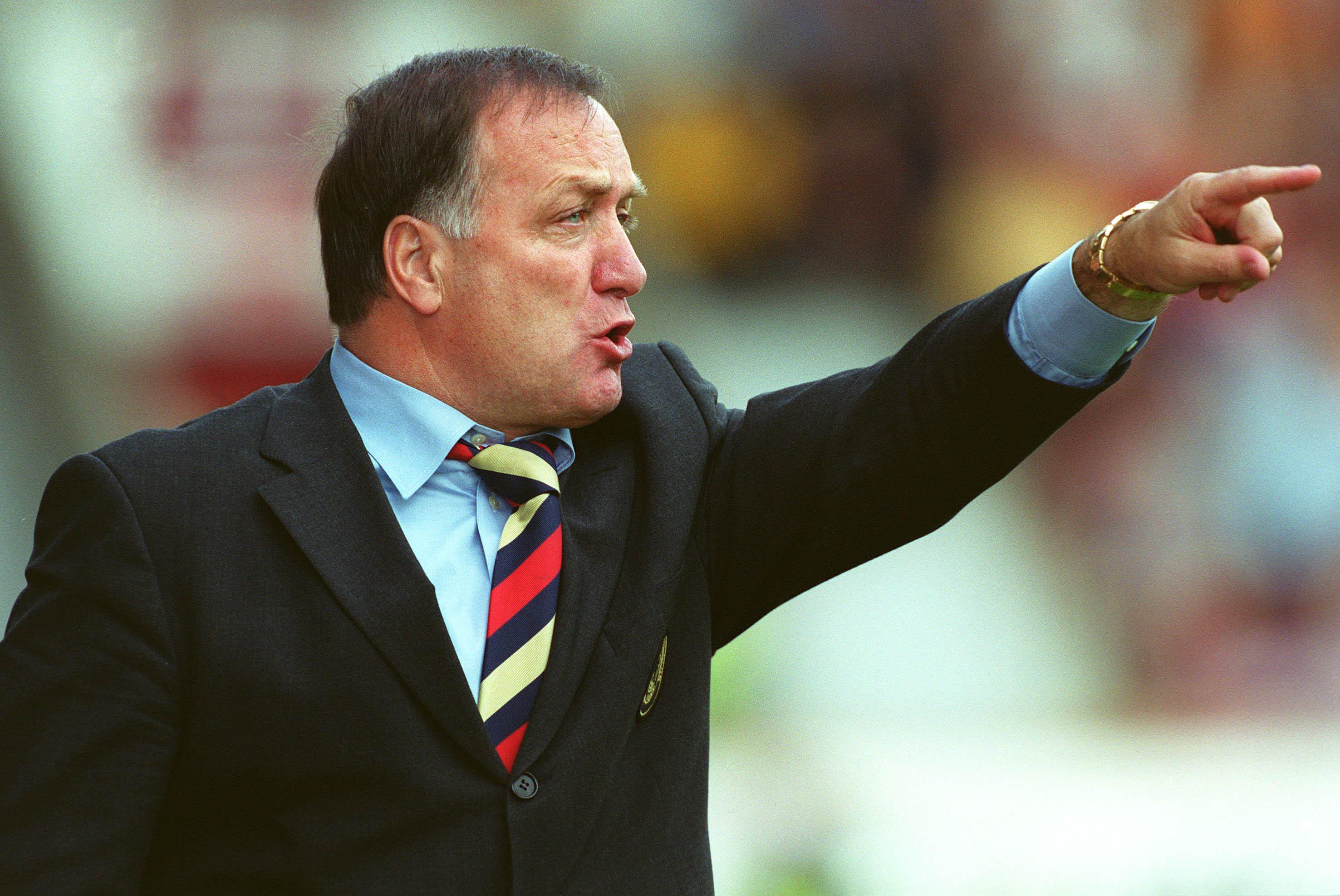 Dick Advocaat as manager of Rangers in 2000