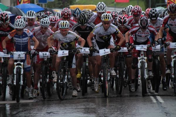 The start of the men's race