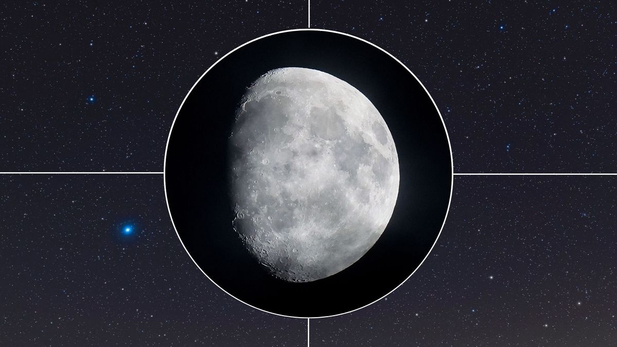 What is the blue-white star next to the moon tonight?