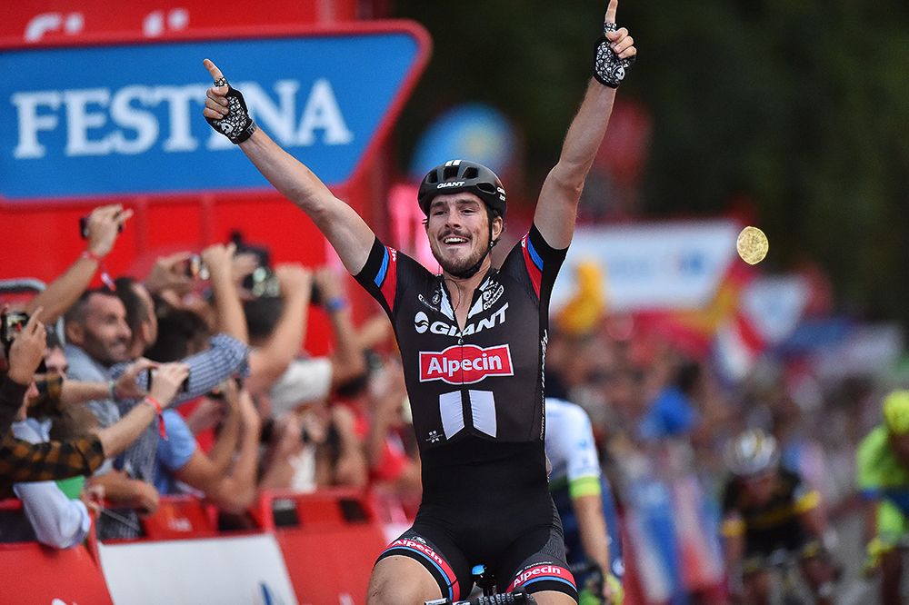 John Degenkolb (Giant-Alpecin) wins the final stage of the 2015 Vuelta a Espana.