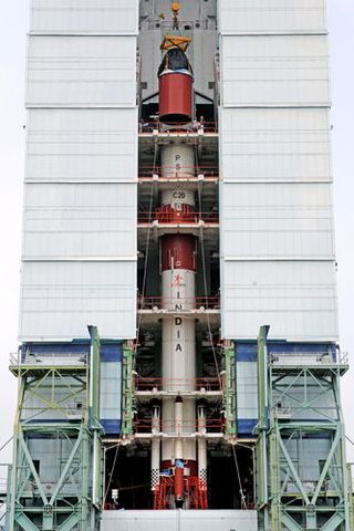 India's PSLV-C20 Rocket Fourth Stage Integration