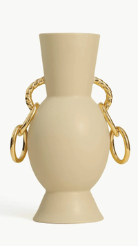 Missoma, Chain Reaction Ceramic Vase (£85, $110)