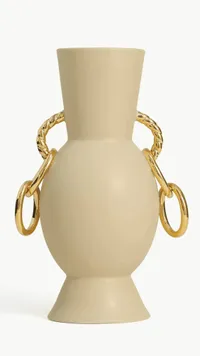 Missoma, Chain Reaction Ceramic Vase (£85, $110)