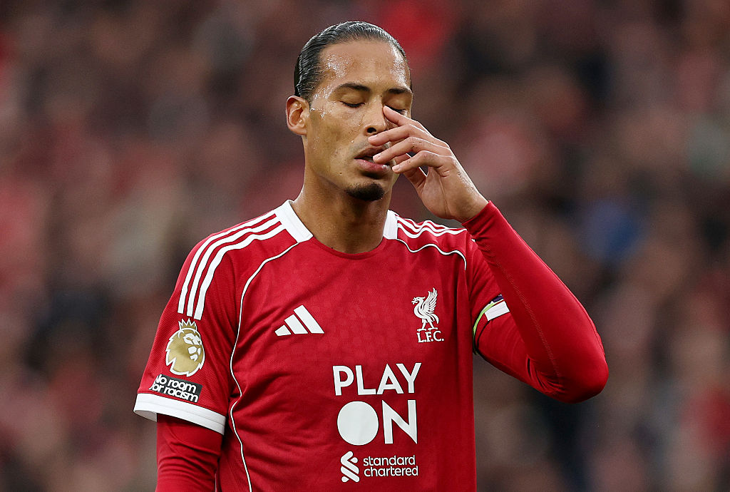 Virgil van Dijk has not been at his best for Liverpool this season