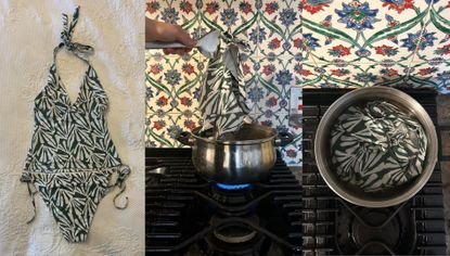 Image of shrinking swimsuit