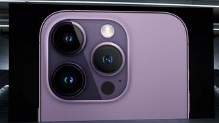 an image of the iPhone 14 Pro cameras