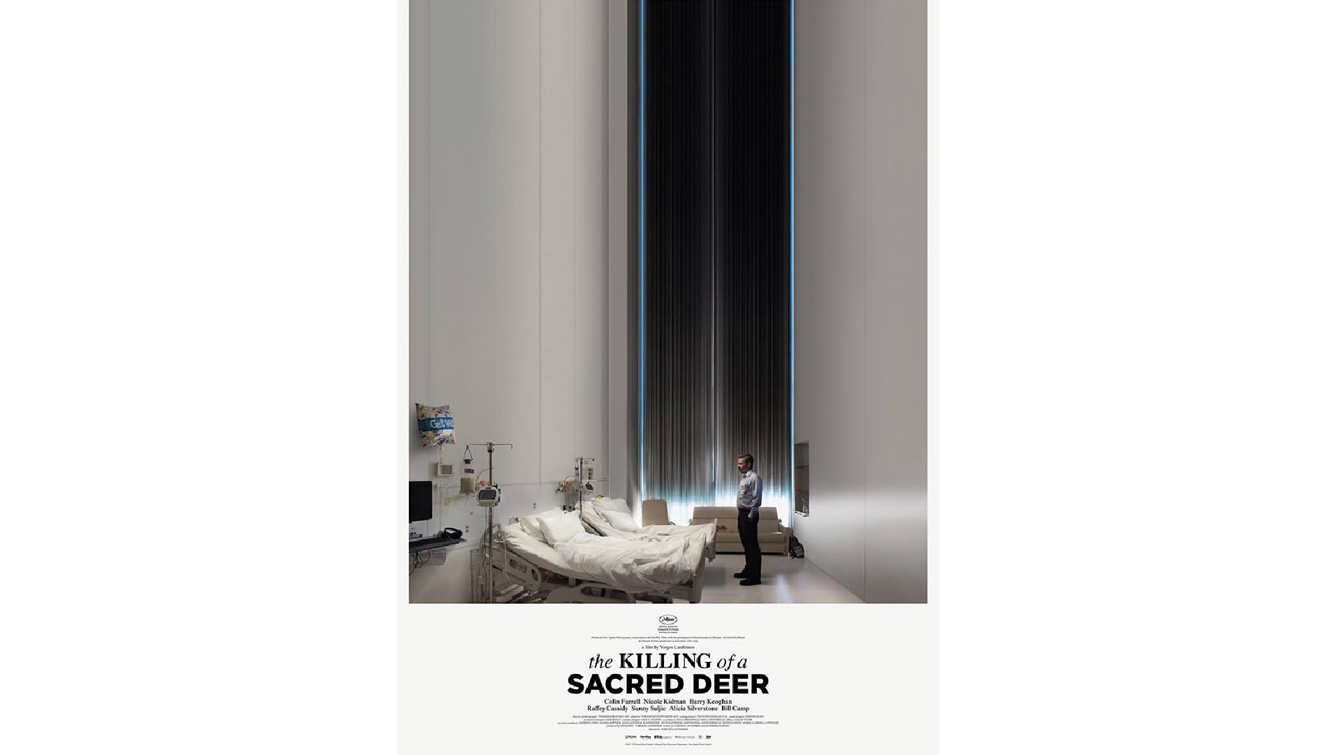 Horror film poster for The Killing of a Sacred Deer