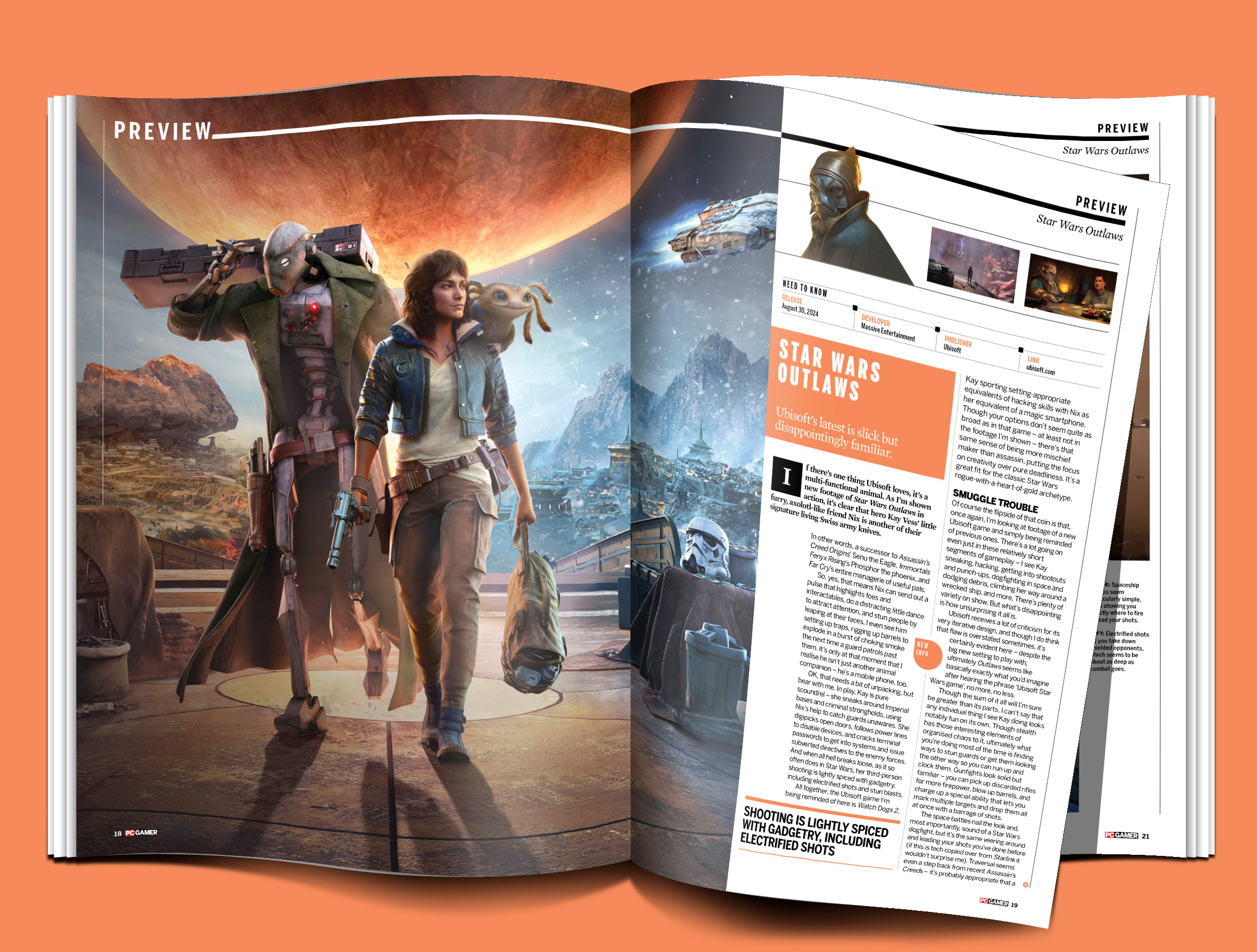 A PCG 399 feature on Star Wars: Outlaws