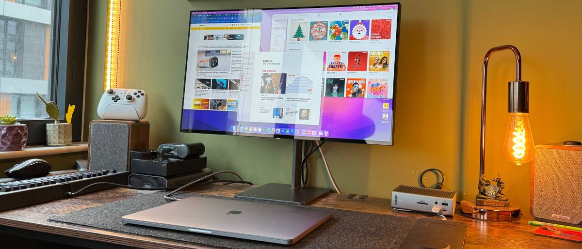 Dough Spectrum One Monitor on a home office desk