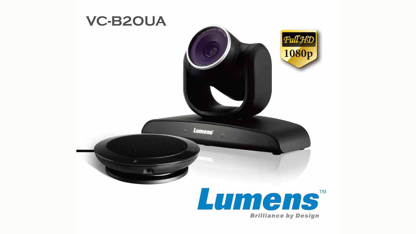 Lumens Introduces the VC-B20UA HD PTZ USB Camera and Speakerphone Kit