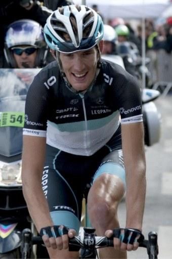 Andy Schleck (Leopard Trek) races to the stage win