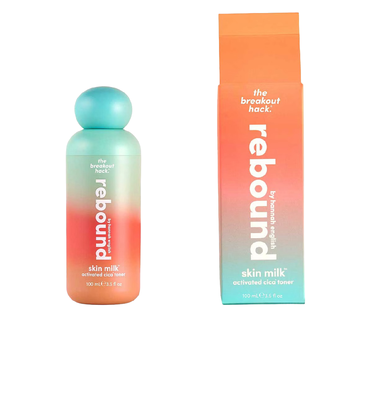 The Breakout Hack, Rebound Skin Milk Activated Cica Toner