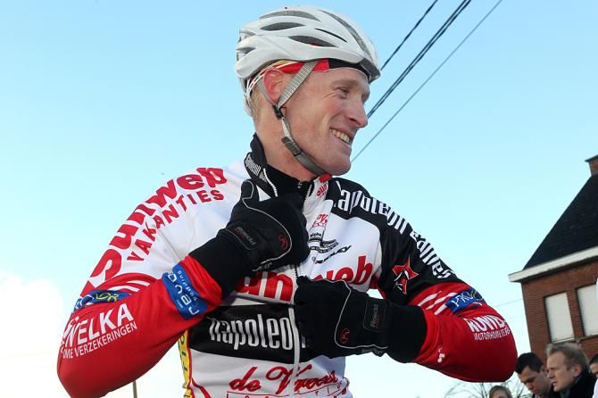 Klaas Vantornout gets ready in Baal