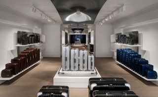 Luxury German luggage company Rimowa's flagship concept store interior