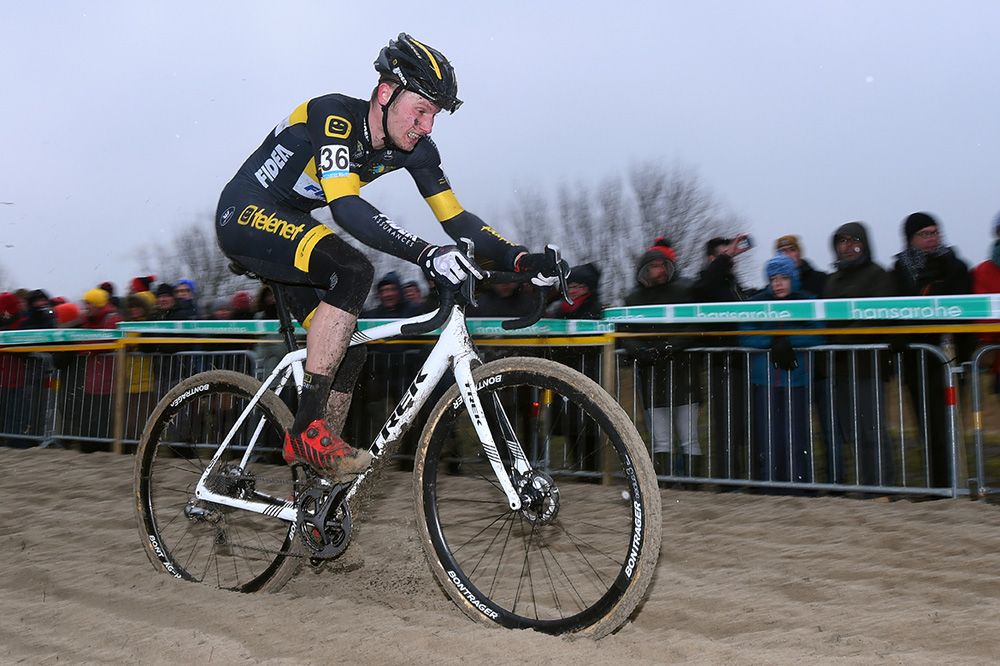 The sand made the riders hurt