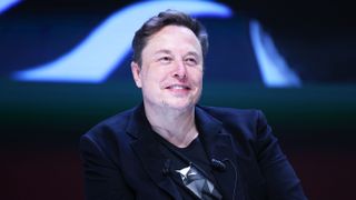 Elon Musk attends 'Exploring the New Frontiers of Innovation: Mark Read in Conversation with Elon Musk' session during the Cannes Lions International Festival Of Creativity 2024.